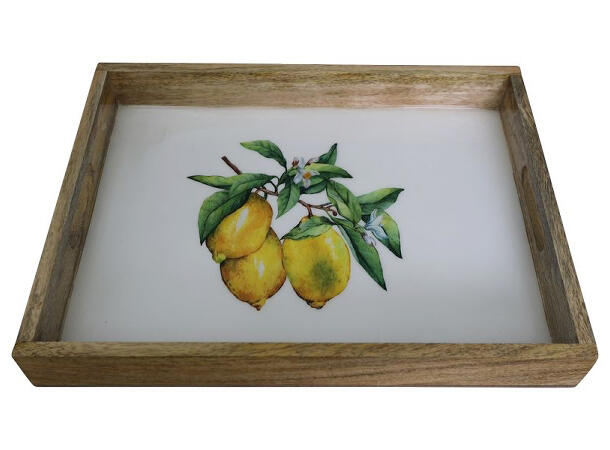 Brett m/sitron mangotre 35x25x4cm 