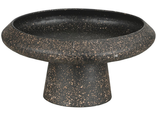 Brett på fot sort metall 31,5x16cm 