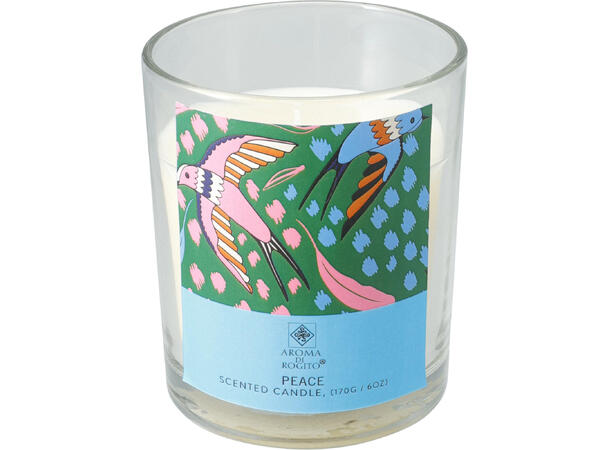 Duftlys glass 9x9x11,5cm 8 dufter 