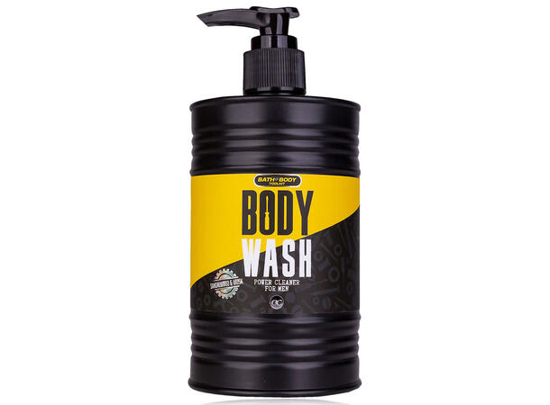 Dusjsåpe i Oljetønne m/pumpe 400ml Sandal & Musk Vegansk Uten paraben/SLES 