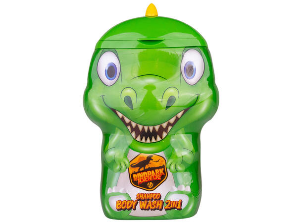 Dusjsåpe og sjampo Dino 400ml Duft: Eple Forpk 12stk 