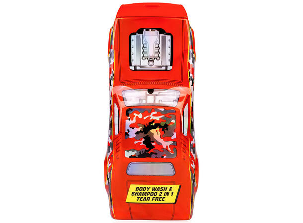 Dusjsåpe og sjampo Hot wheels rød 300ml Forpk 12stk 