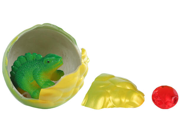 Egg med voksende dinosaur 6cm 3ass Display 12 stk 