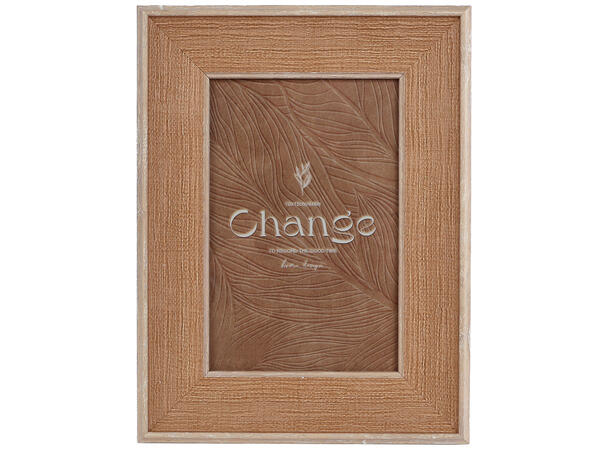 Fotoramme 10x15 lys brun 16x21x2cm Polystone 