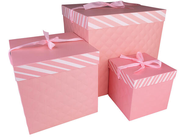 Gaveeske sammenleggbar 30x30x30cm 4ass Forpk 12stk 