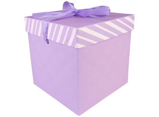 Gaveeske sammenleggbar 30x30x30cm 4ass Forpk 12stk 