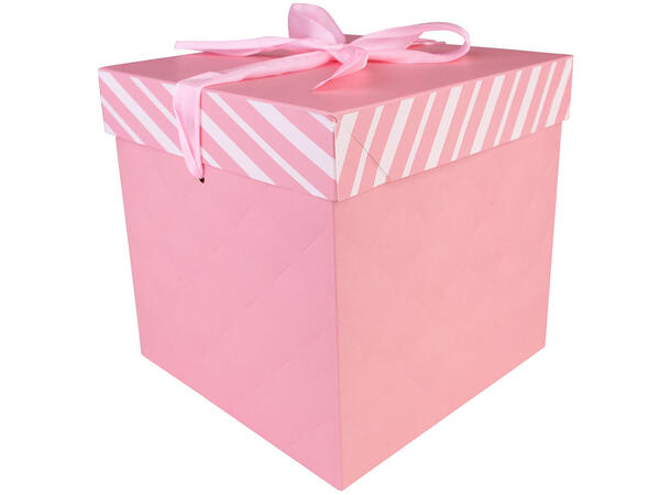 Gaveeske sammenleggbar 30x30x30cm 4ass Forpk 12stk 