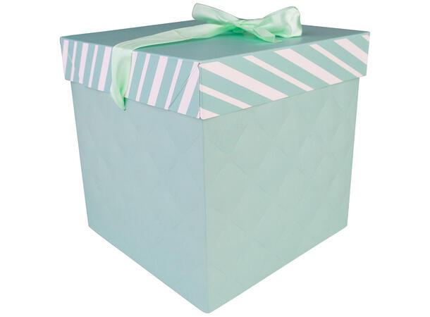 Gaveeske sammenleggbar 30x30x30cm 4ass Forpk 12stk 