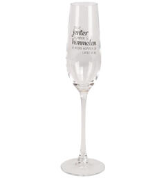 Glass champagne Snille jenter... h:24cm