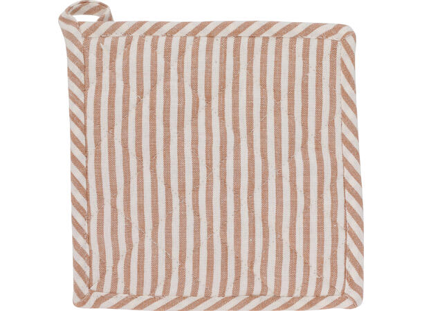 Gryteklut bomull stripet 20x20cm 9ass Farger: sort, brun, sand 
