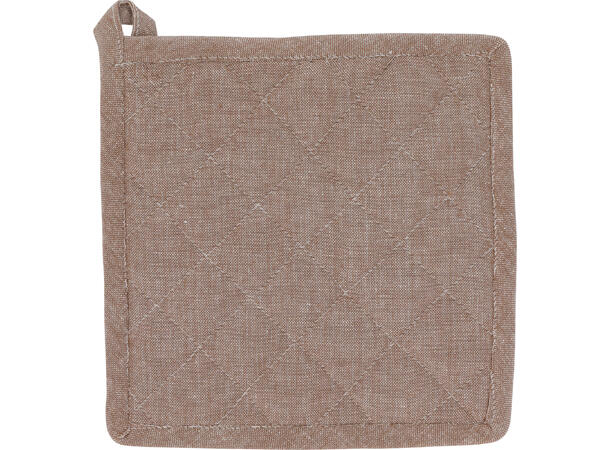 Gryteklut bomull stripet 20x20cm 9ass Farger: sort, brun, sand 