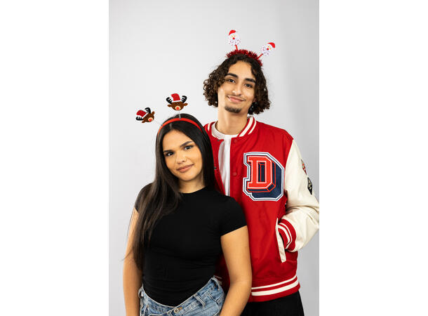 Hårbøyle rød nisse 