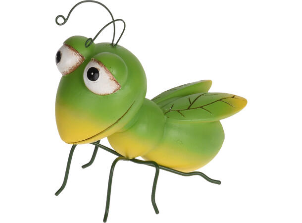 Insekt poly på metallben 7x12,5cm 4ass Forpakn.12stk 