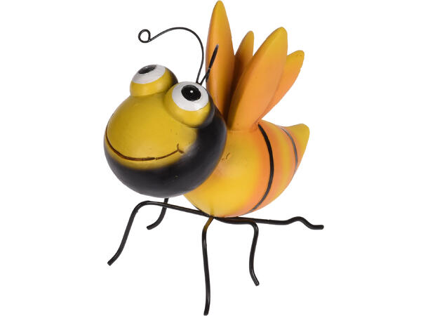 Insekt poly på metallben 7x12,5cm 4ass Forpakn.12stk 