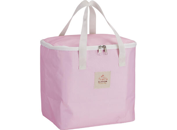 Kjølebag pastell 15l alu-innside 3ass PV-belegg 30x20x25cm Polyesterkant 