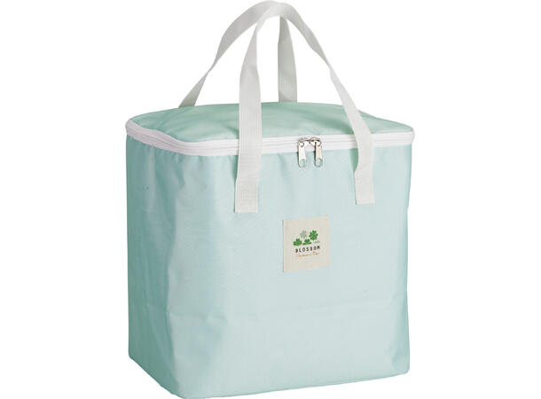Kjølebag pastell 15l alu-innside 3ass PV-belegg 30x20x25cm Polyesterkant 