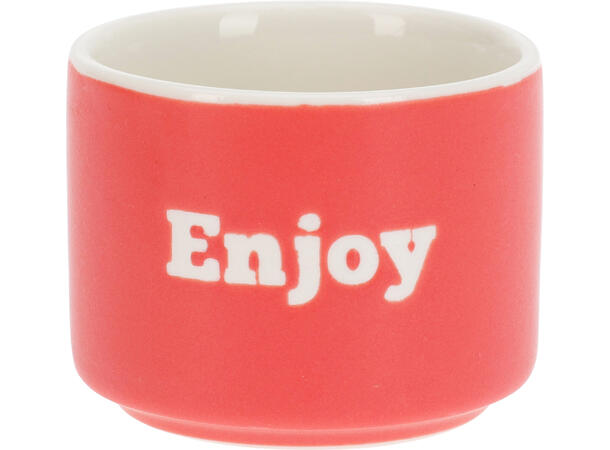 Krus espresso porselen 6x4,5cm 60ml 6stk 