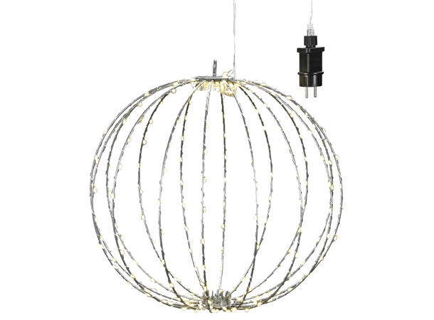 Kule champagne metall 240 LED 40cm Både ute- og innendørs 