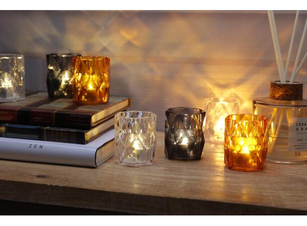 Lampe LED mini akryldekor 5x6cm varmhvit Display 12stk Batteri 3xLR1130 inkl. 