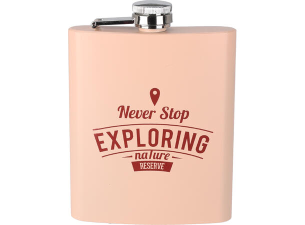 Lommelerke stål 2dl m/print 4ass Display med 12 stk 