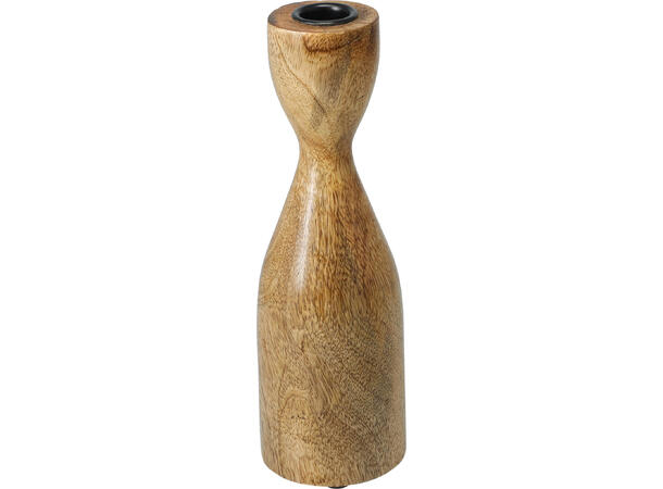 Lysestake naturlig mangotre h:23cm 