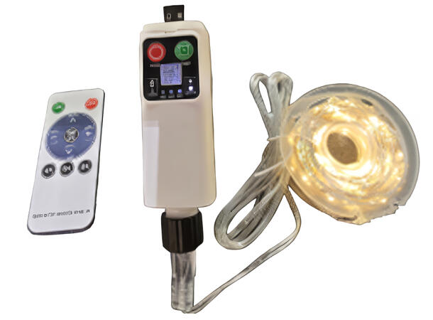 Lyslenke 100 LED USB oppladbar 10m 