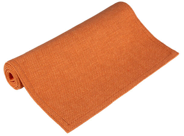 Løper vevd ensfarget terracotta 33x100cm 