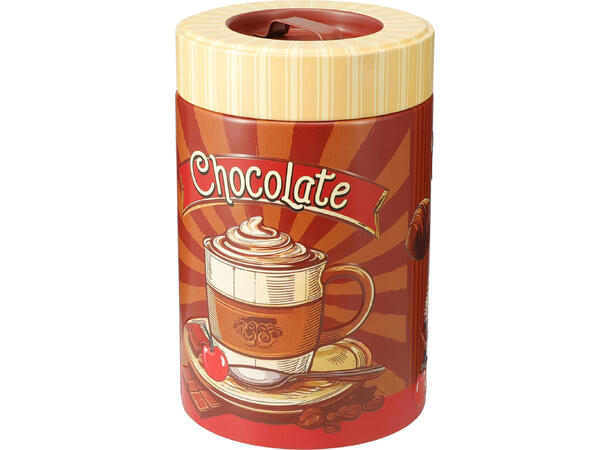 Metallboks kakao/kjeks 10x16cm 4ass Forpakning 24stk 