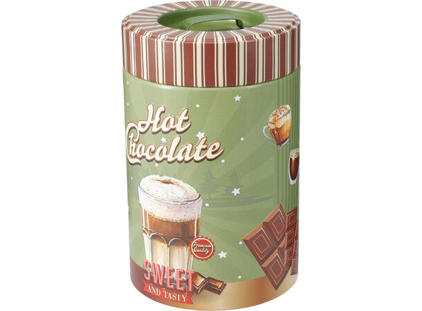 Metallboks kakao/kjeks 10x16cm 4ass Forpakning 24stk 