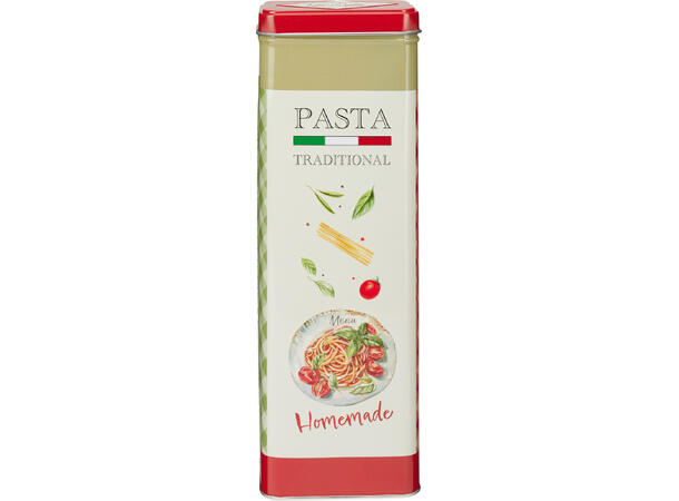 Metallboks retro pasta 9,5x8x19,5cm 3ass Forpk 24stk 