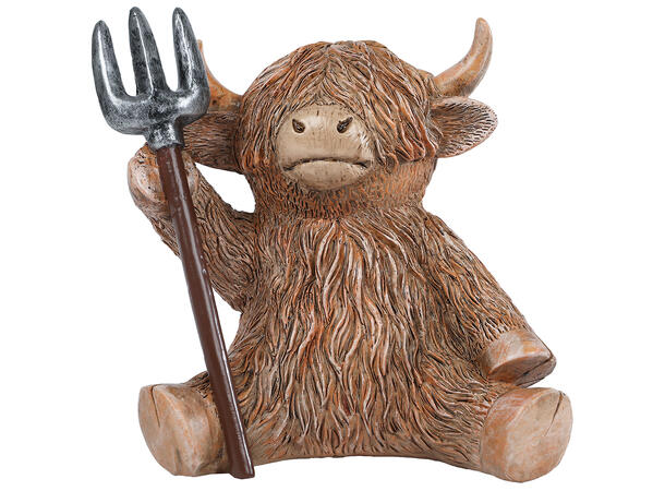 Moskus fe brun polystone 10x8x12cm 4ass Forpakning: 8stk 