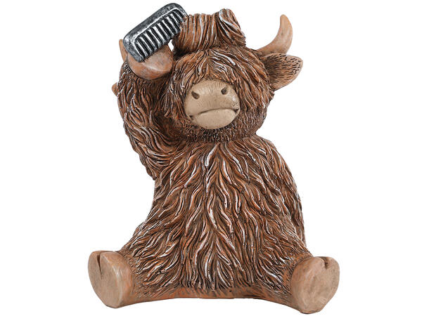 Moskus fe brun polystone 10x8x12cm 4ass Forpakning: 8stk 