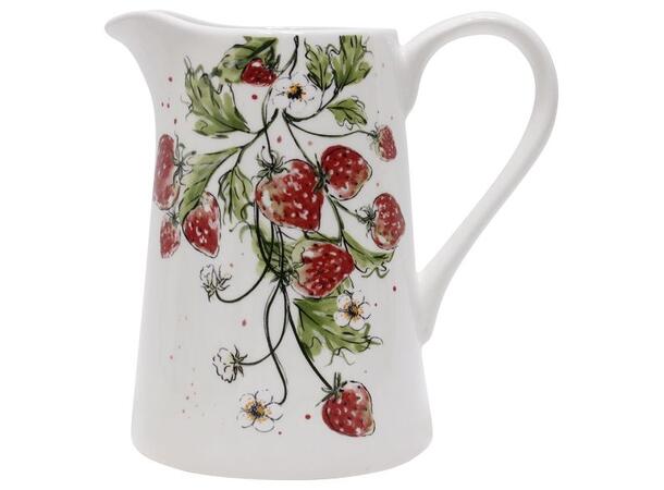 Mugge jordbær keramikk 20x13x20cm Forpk 4stk 