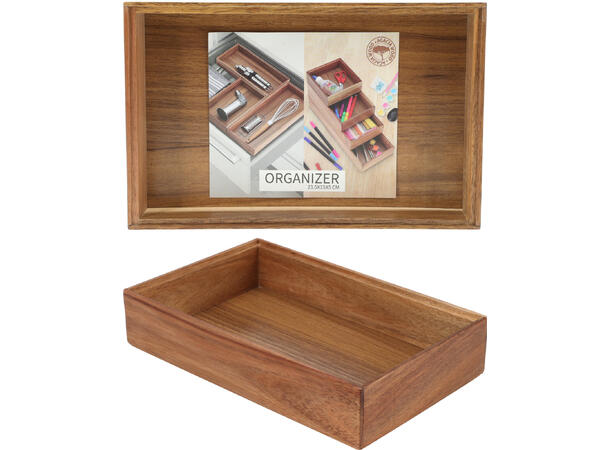 Organizer akasie stablebar 23,5x15x5cm 
