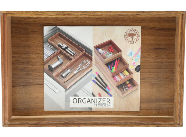 Organizer akasie stablebar 23,5x15x5cm 