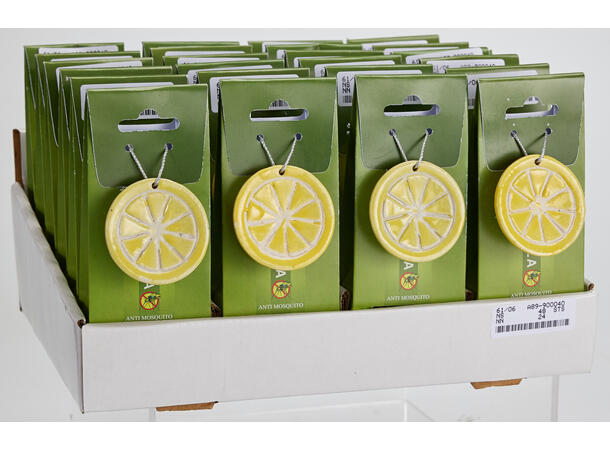 Sitronella kjegler 30 stk m/holder 24 stk i displayboks. 