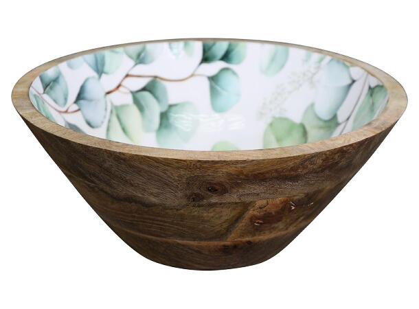 Skål eukalyptus mangotre 25x25x10cm 