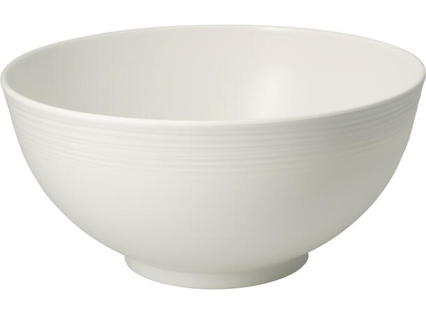 Skål melamin stripet offwhite 25x12cm Med PDAP-belegg 