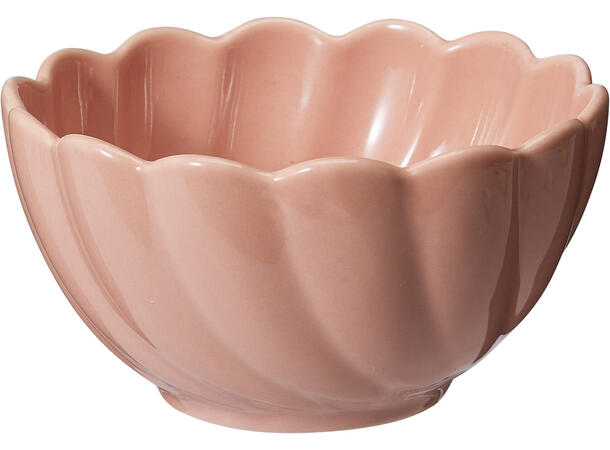 Skålsett blomsterform stengods 3pk 