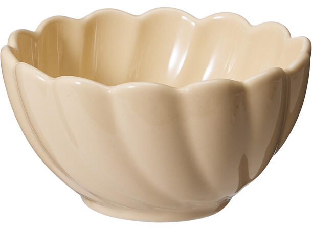 Skålsett blomsterform stengods 3pk 