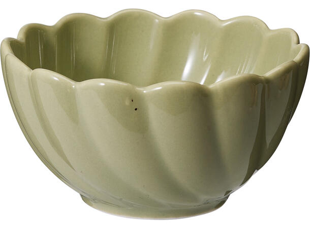 Skålsett blomsterform stengods 3pk 