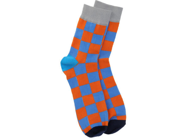 Sokk for menn polyester l:35cm 8ass Display med 48 par 