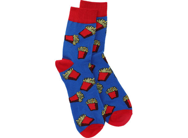 Sokk for menn polyester l:35cm 8ass Display med 48 par 