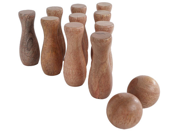 Spill bowling i skrin mango 13x8x5cm 