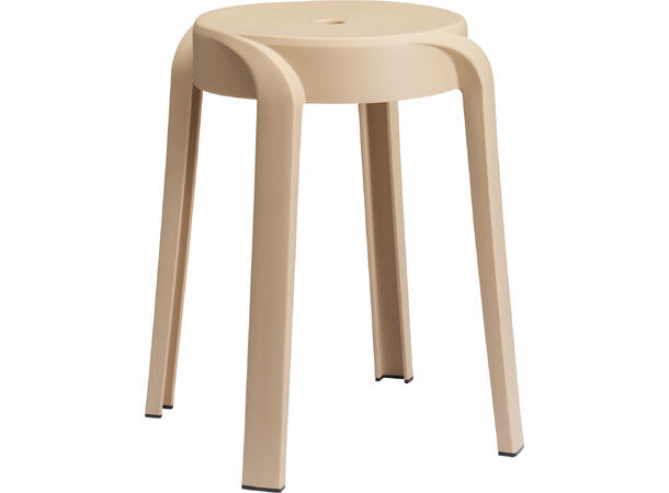 Stol stablebar taupe PP 34x45cm UV-beskyttet 