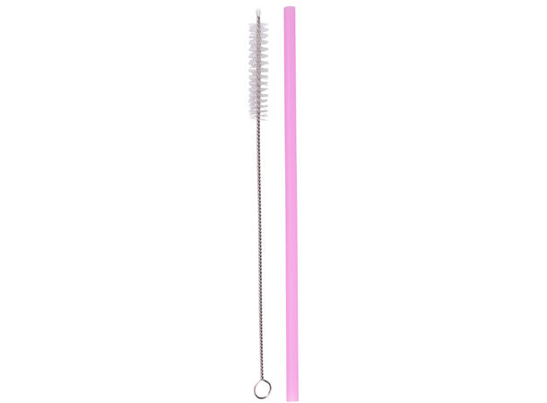 Sugerør PP 100 ass stk m/børste 20cm 