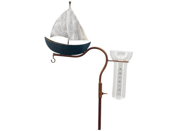 Vannmåler seilbåt metall 32x8x110cm 