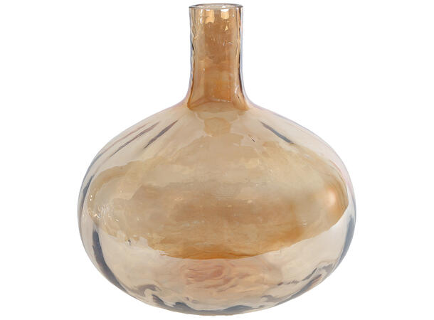 Vase lys brunt glass 30x30x29cm 