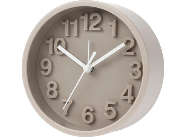 Vekkerklokke 13x5cm 3D-tall 4ass Batteri: 1xAA ikke inkl 