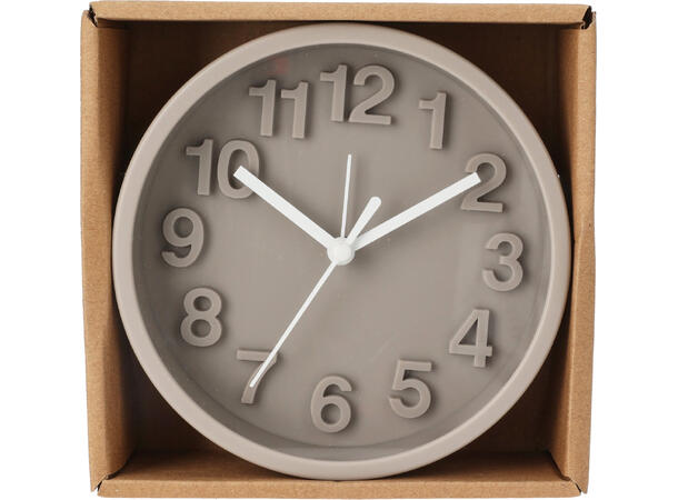 Vekkerklokke 13x5cm 3D-tall 4ass Batteri: 1xAA ikke inkl 